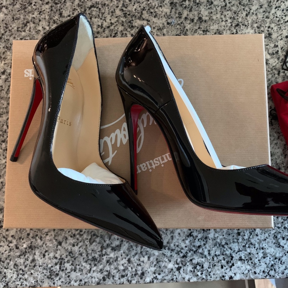Christian Louboutin So Kate 120 MM Patent Black 37